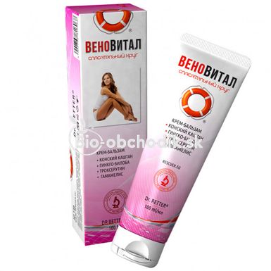 Rescuer Cream-balm VENOVITAL For tired legs, varicose veins, blood vessels 100ml